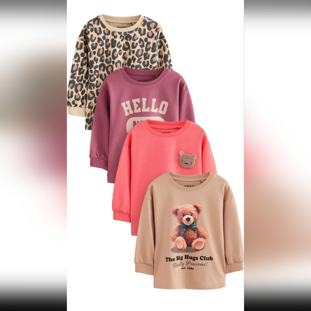 KIDS 4-PACK ASSORTED T-SHIRTS